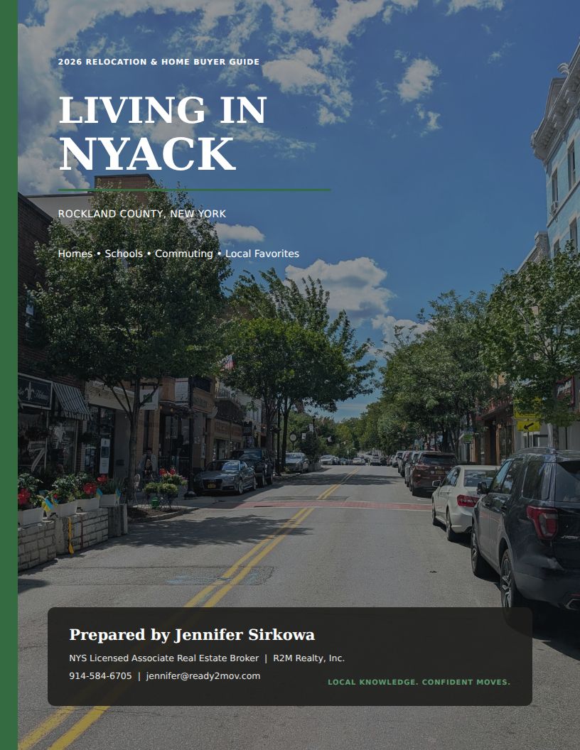 Living in Nyack relocation guide cover